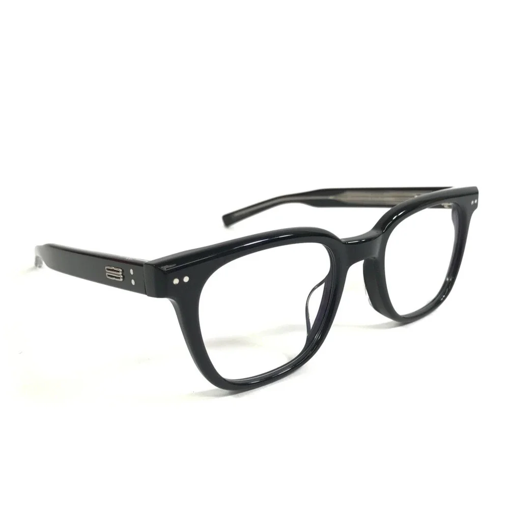 Gentle Monster Eyeglasses Frames EVAN Col.01 Shiny Black Silver 52-22-146